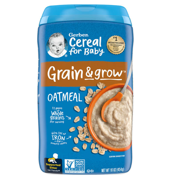 Little Sunshine | Gerbers, Oatmeal, Rice, Lil Bits, Hearty Bits, Probiotic Banana, Multigrain Cereal