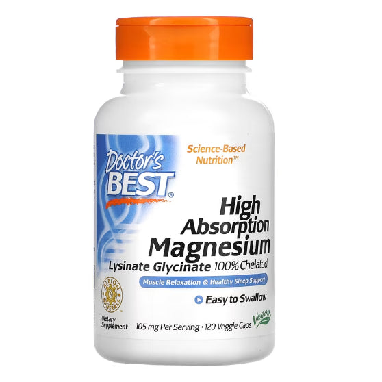 LowCostPH | Doctor's Best, High Absorption Magnesium, 100 mg, 120 | 240 Tablets | Powder, 7.1 oz