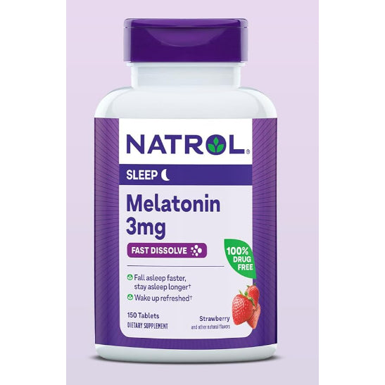 LowCostPh | Na trol, Melatonin 5mg, for Restful Sleep,5mg Strawberry-Flavored Gummies for Adult