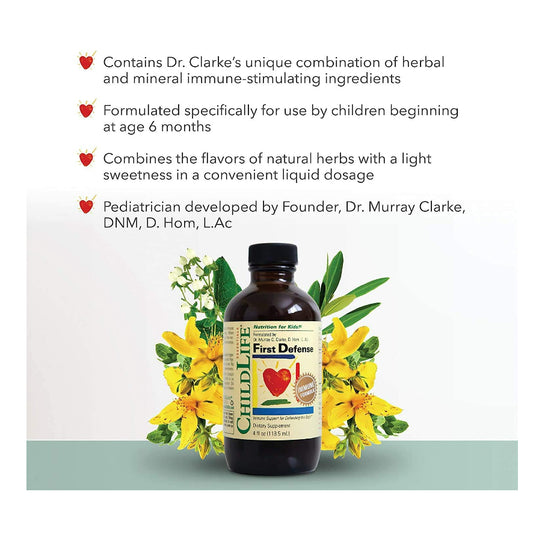 LowCostPH| ChildLife Essentials, Essentials, First Defense, 4 fl oz (118 ml)