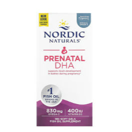 Lowcostph | Nordic Naturals, Prenatal DHA, Unflavored / Strawberry, 90 Soft Gels
