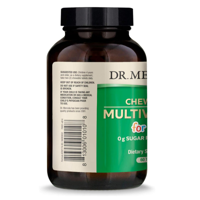 LowCostPH| Dr. Mercola, Chewable Multivitamin for Kids, 60 Tablets