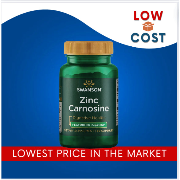 Lowcostph | Swanson, Zinc Carnosine, 60 Capsules