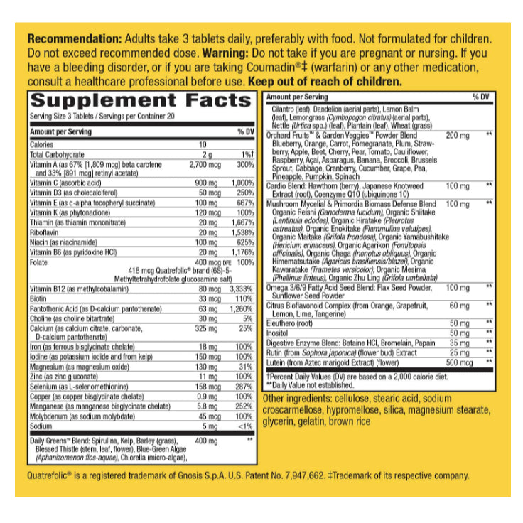 LowCostPH | Nature's Way, Alive! Women's & Men Energy, Multivitamin-Multimineral, 50 Tablets