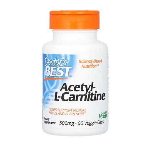LowCost PH|Doctor's Best Acetyl L-Carnitine, Help Boost Energy Production, Support Memory/Focus,Mood
