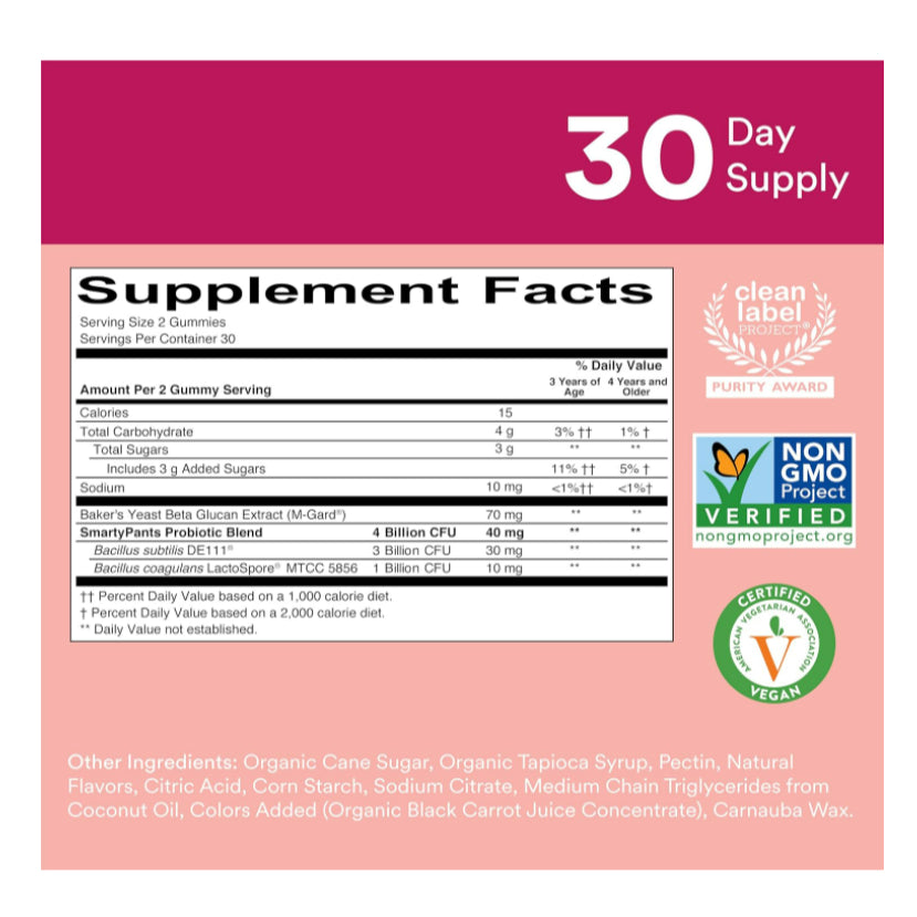 LowCostPh | SmartyPants, Kids Formula, Multi and Omega 3s, Strawberry Banana, Orange and Lemon, 120