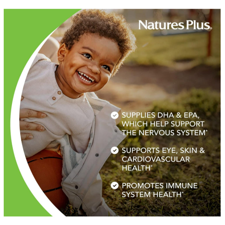 LowCostPh | NaturesPlus, Animal ParadeĀ®, Omega 3/6/9 Junior, Natural Lemon, 90 Chewable Softgels