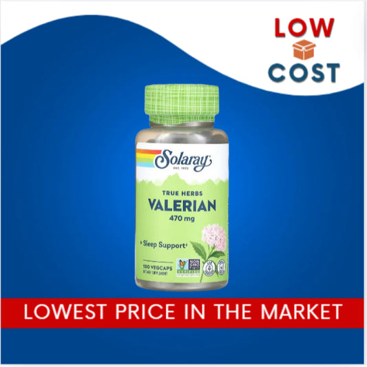 LowCost PH| Solaray, True Herbs, Valerian, 470 mg, 100 VegCaps