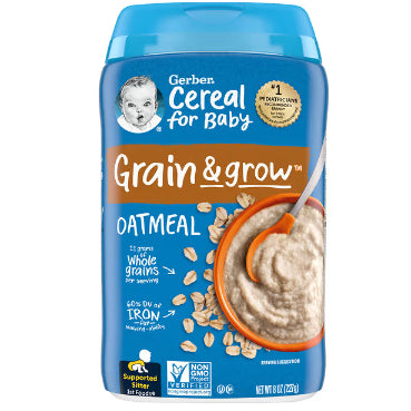 LowCostPH | Gerber, Cereal for Baby, Grain & Grow, 1st Foods, Oatmeal, 8 oz (227 g)