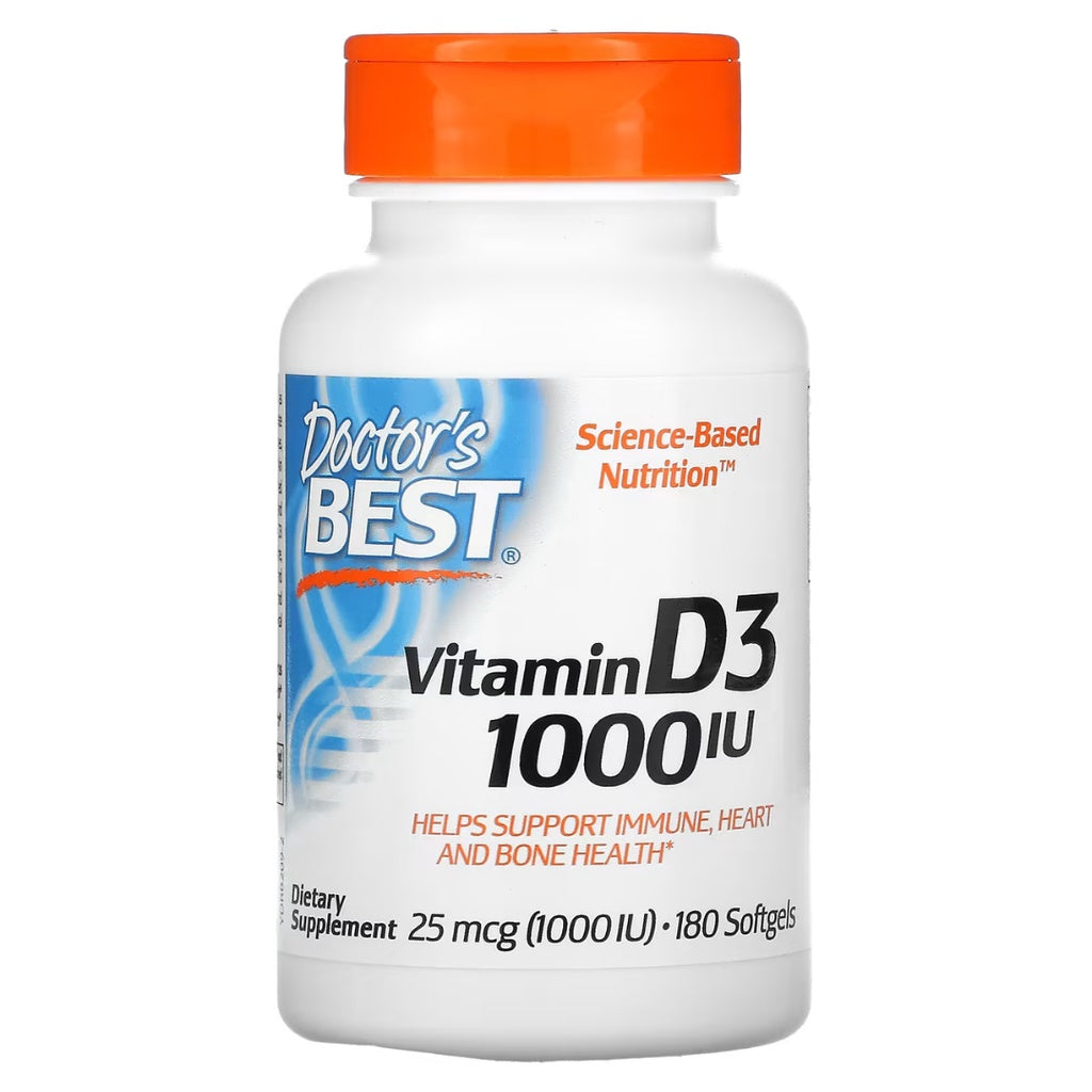 LowCostPh | Doctor's Best, Vitamin D3, 50 mcg, 25 mcg, 125mcg, Support Immune, Heart and Bone Health