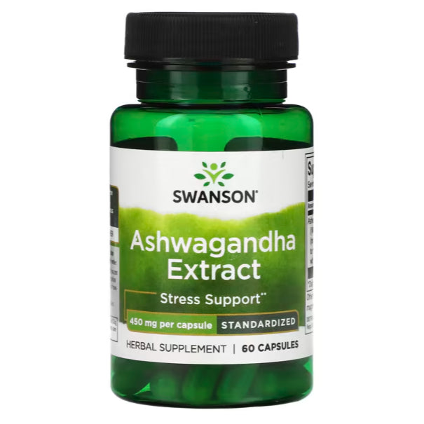 SwanonPh| Swanson, Full Spectrum, Ultimate 250mg, Ashwagandha Extract, 450mg, Capsule Stress Support
