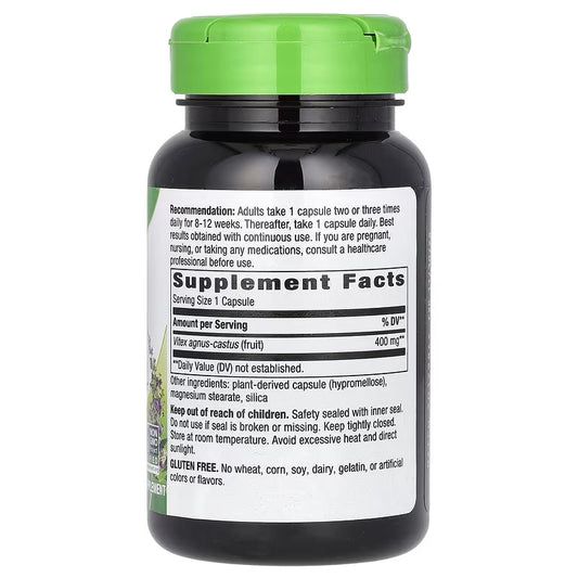 Nature's Way, Vitex Fruit ( Support Menstrual Regularity and Reduce Menstrual Discomfort )
