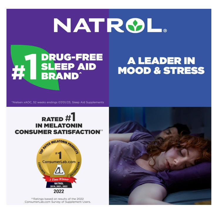 LowCostPh | Na trol, Melatonin 5mg, for Restful Sleep,5mg Strawberry-Flavored Gummies for Adult