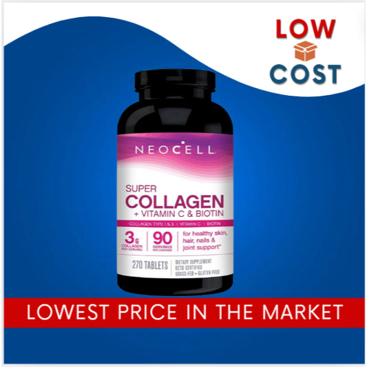 Low Cost PH | NeoCell Super Collagen With Vitamin C and Biotin, Skin, Hair and Nails Supplement