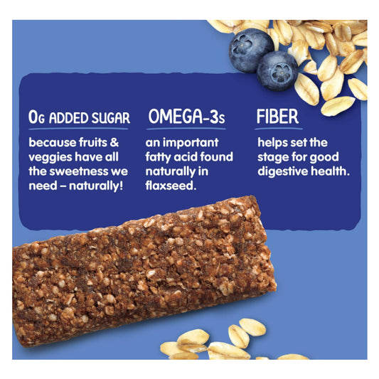 LowCostPH | Happy Baby Organics, Happytot, Fiber & Protein Soft-Baked Oat Bar, Superfoods,