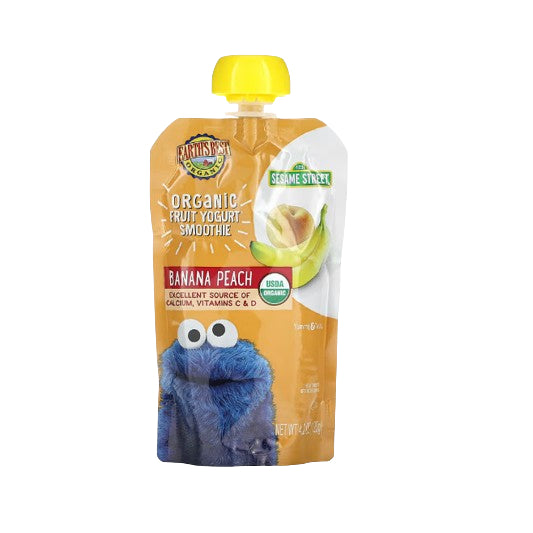 LowCostPh | Earth's Best, Sesame Street, Organic Fruit Yogurt Smoothie, For Ages 2 and Up,4.2 oz