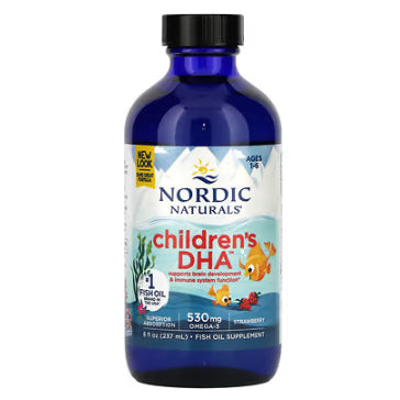LowCostPh | Nordic Naturals, Children's DHA, Ages 1-6, Strawberry, 4 fl oz, 8 fl oz, 16 fl oz