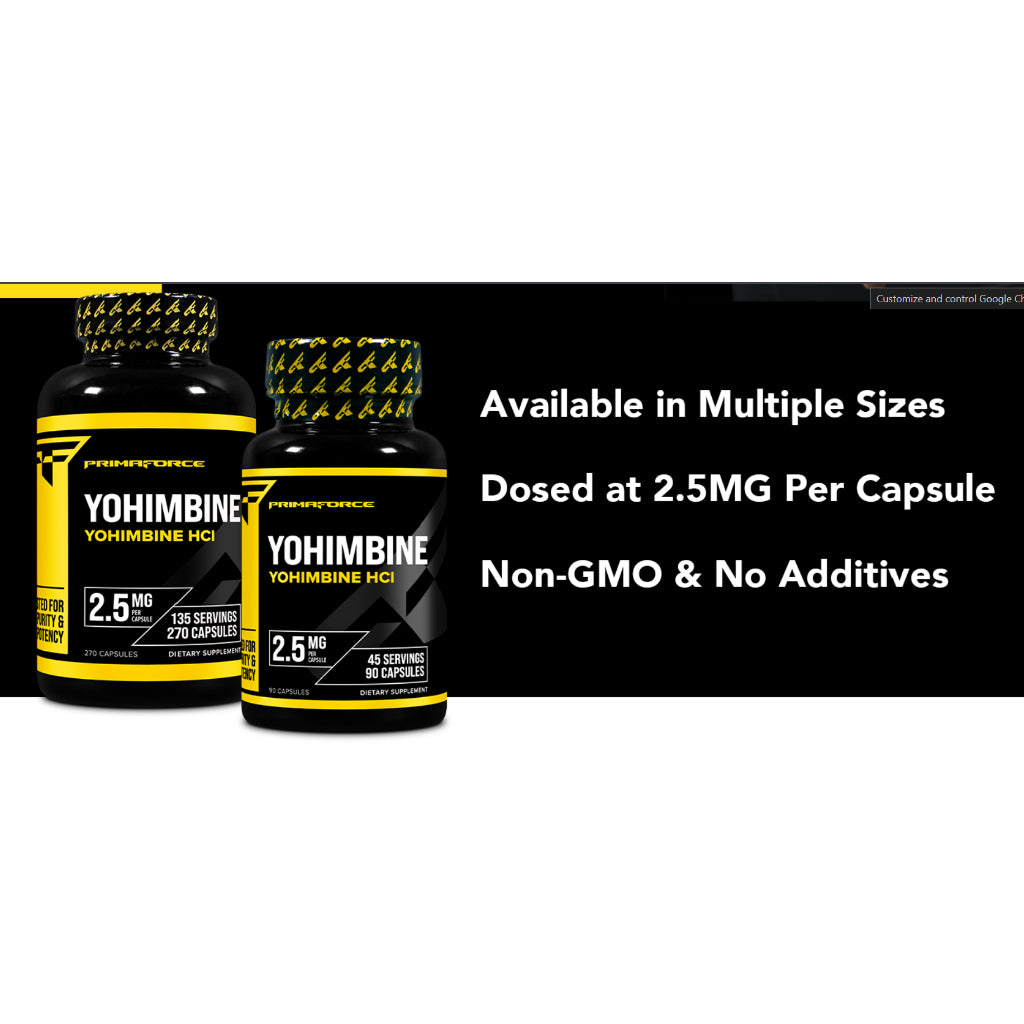 USA Onhand | Primaforce, Yohimbine HCl ( Fat-Burning )