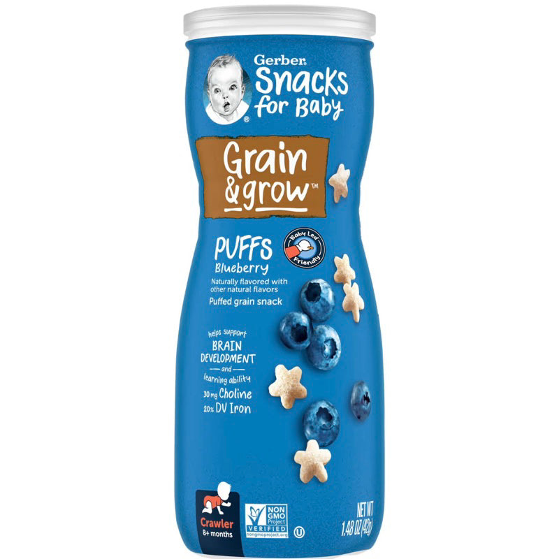 Low Cost PH | Happy Baby Puffs Organic Gluten Free Nutrient Rich Snacks Vitamins C & E Choline
