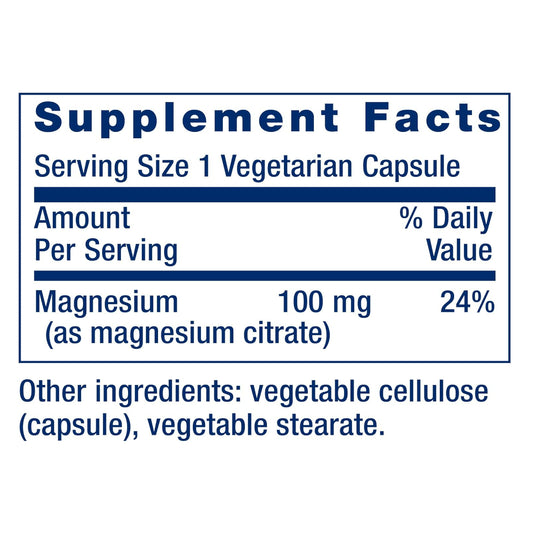 LowCostPH | Life Extension, Magnesium Caps, Magnesium Citrate Gluten FreeNon-GMO LE Certified.