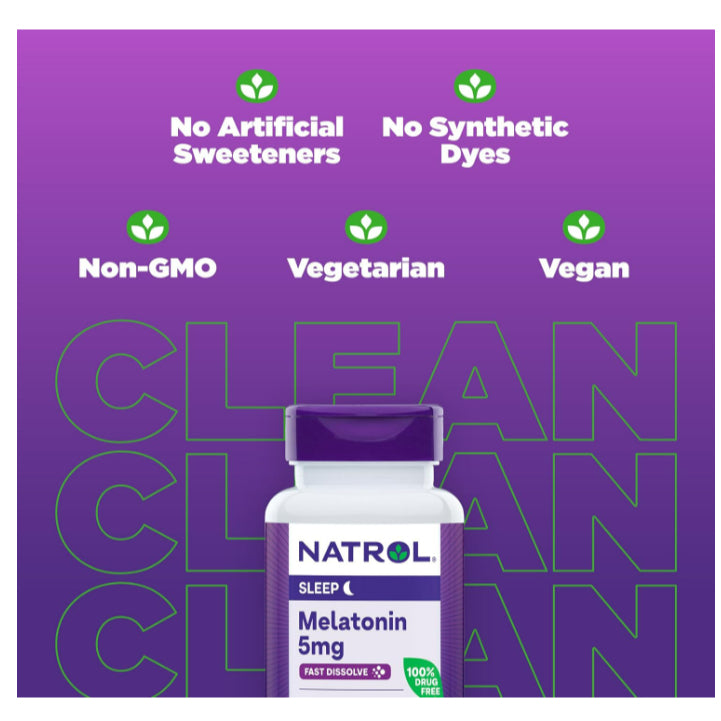 LowCostPH | Na Trol, Melatonin, Fast Dissolve, Time Release, Extra Strength, Strawberry,