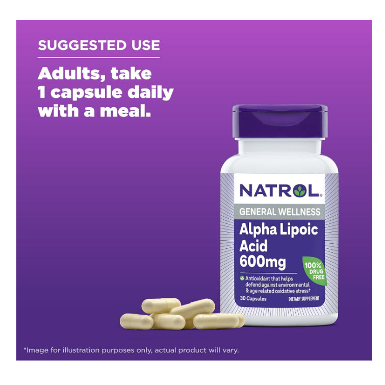 LowCostPh | Na Trol, Alpha Lipoic Acid, Time Release, 600 mg, 300mg , Tablets & Capsules