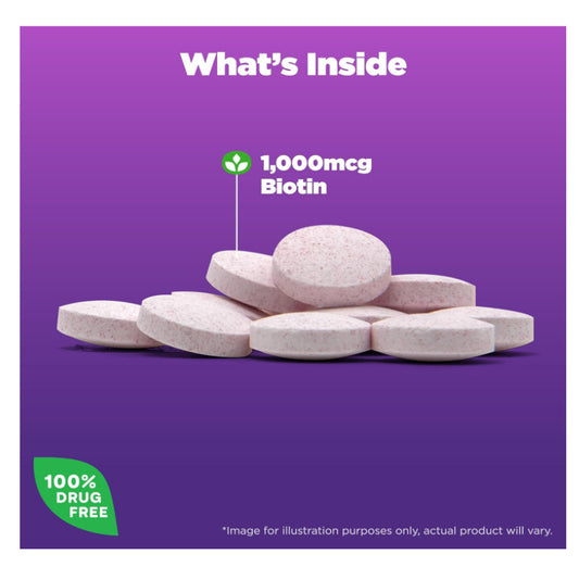 LowCostPh | Na trol, Biotin, 1,000 mcg, 100 Tablets