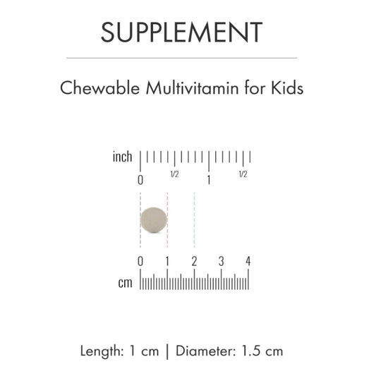 LowCostPH| Dr. Mercola, Chewable Multivitamin for Kids, 60 Tablets