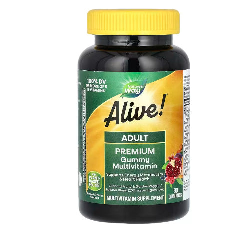 USA Onhand | Nature's Way, Alive! Max3 Potency, Men's and Women's Daily Multivitamin, No Added Iron