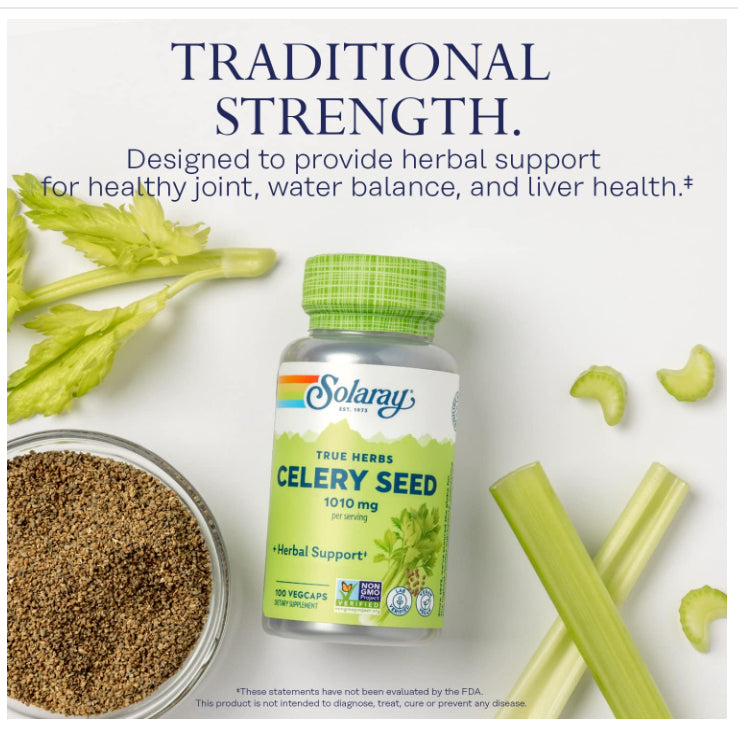 LowCostPh | SOLARAY Slippery Elm Bark Capsules (Ulmus Rubra) 400 mg - Soothing Herbal Support