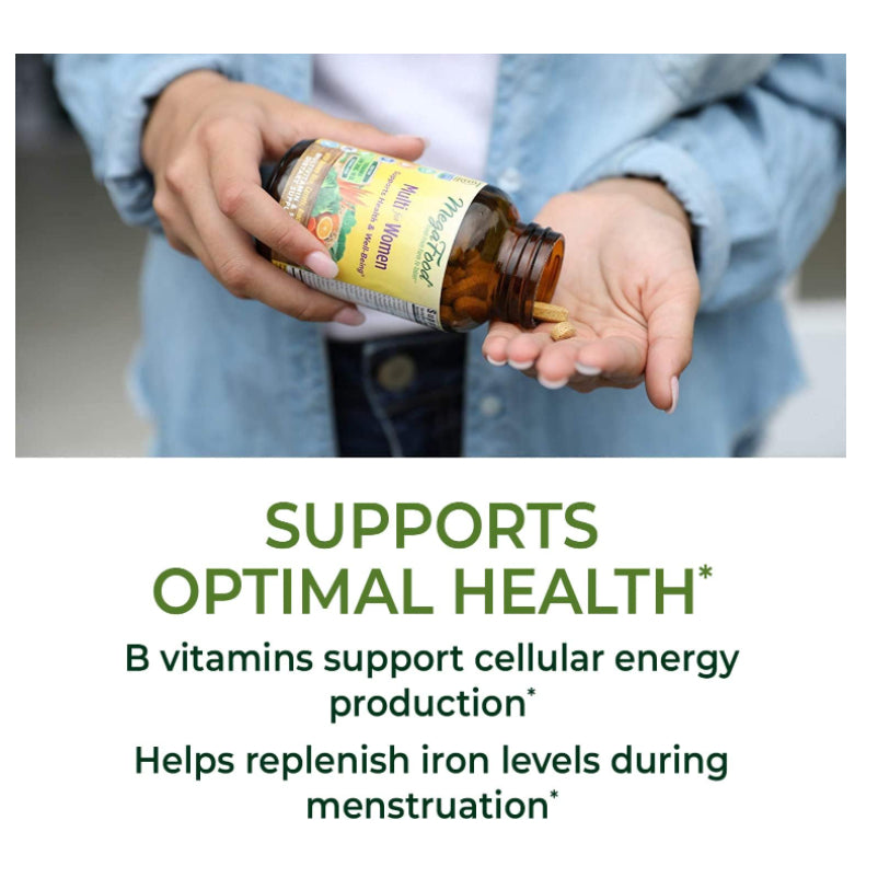 LowCostPh | MegaFood, Women's Advanced Multivitamin, Women's 40+, Advanced Multivitamin, 60 Tablets