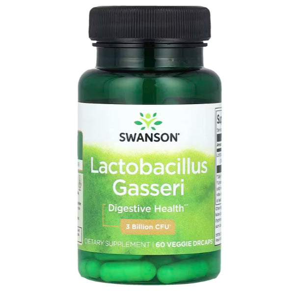 SwansonPh | Swanson Lactobacillus Gasseri, 3 Billion, Rhamnosus With FOS, 5 Billion Digestive Health