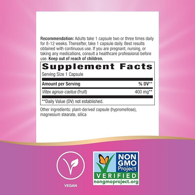 Nature's Way, Vitex Fruit, 400 mg