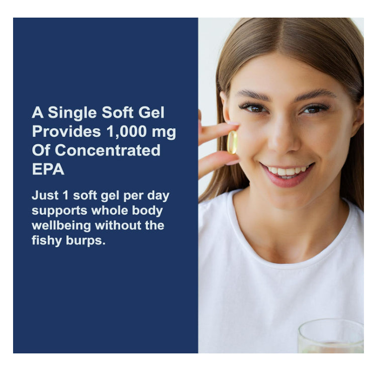 LowCostPh | Carlson, Elite EPA Gems, 1,000mg, 120 SoftGels Helps Maintain Healthy Triglyceride Level