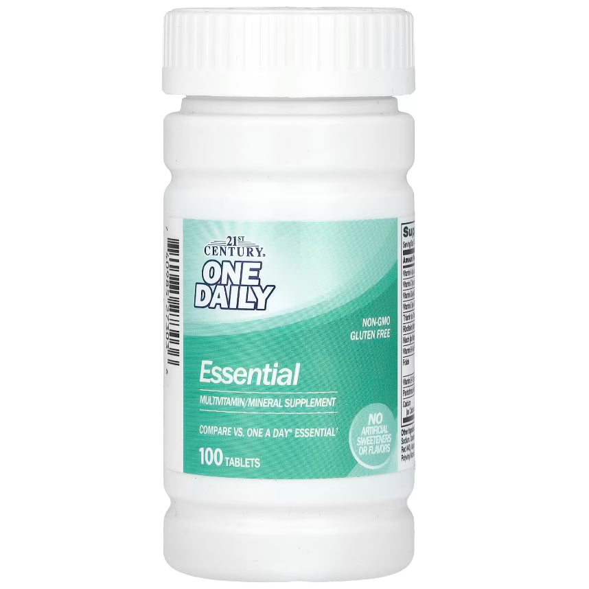 LowCostPH | 21st Century, One Daily, Women's, 100 Tablets, One Daily, Men's Health, 100 Tablets