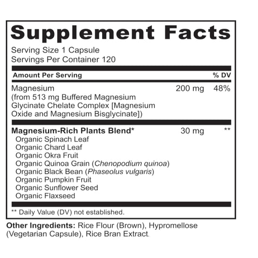 LowCostPH | NATURELO, Magnesium Glycinate Chelate Complex, 120 Vegetarian Capsules