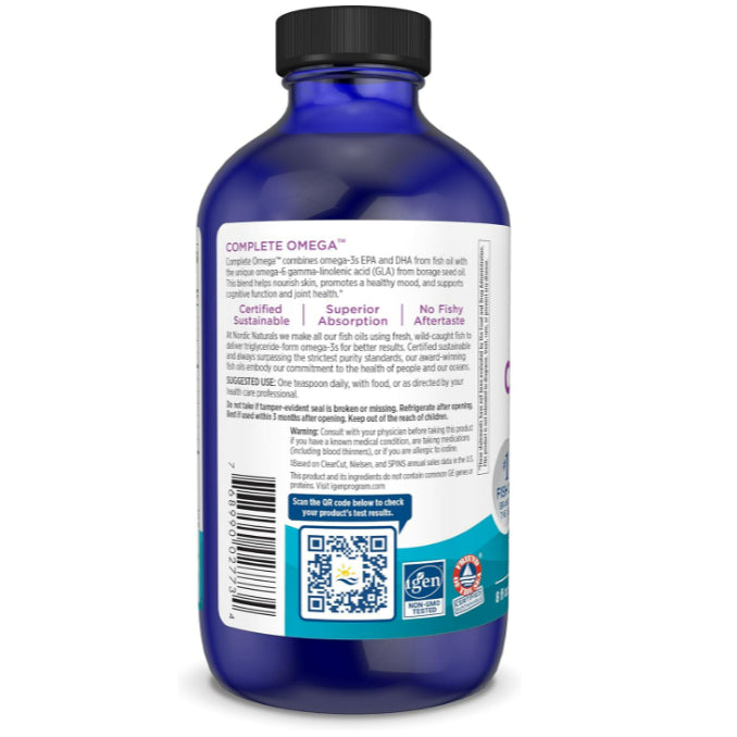LowCostPH| Nordic Naturals, Complete Omega, Lemon, 8 fl oz (237 ml)