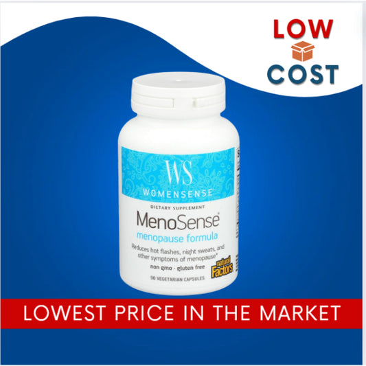 LowCostPH | Natural Factors, WomenSense, MenoSense, Menopause Formula, 90 Vegetarian Capsules
