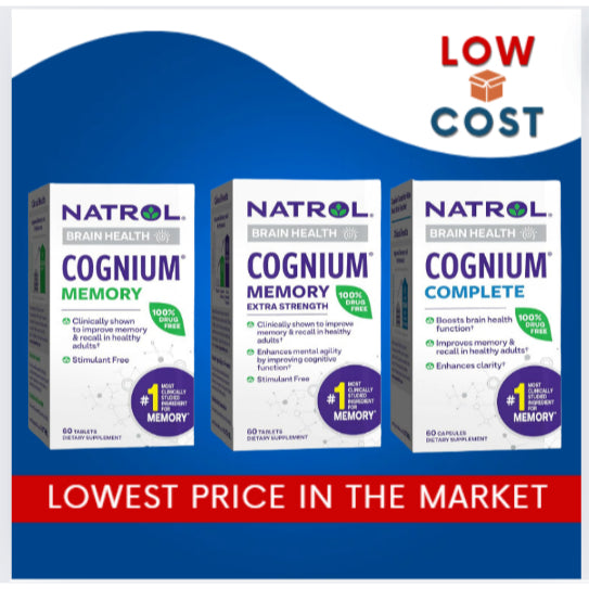 LowCostPH| Na Trol,Cognium Memory, Extra Strength, 200 mg, 60 Tablets