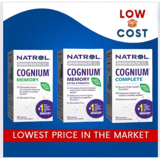 LowCostPH| Na Trol,Cognium Memory, Extra Strength, 200 mg, 60 Tablets