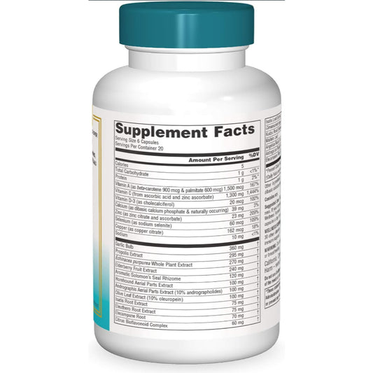 USA Onhand | Source Naturals, Wellness Formula, Advanced Daily Immune Support 120 capsules