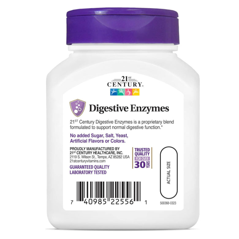 USAOnhand| 21st Century, Digestive Enzymes, 60 Capsules