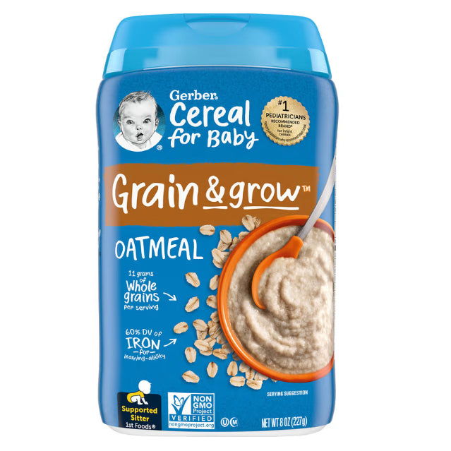 Little Sunshine | Gerbers, Oatmeal, Rice, Lil Bits, Hearty Bits, Probiotic Banana, Multigrain Cereal