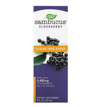 LowCostPh | Nature's Way, Sambucus for Kids, Standardized Elderberry, Immune Syrup, 120 | 240 ml