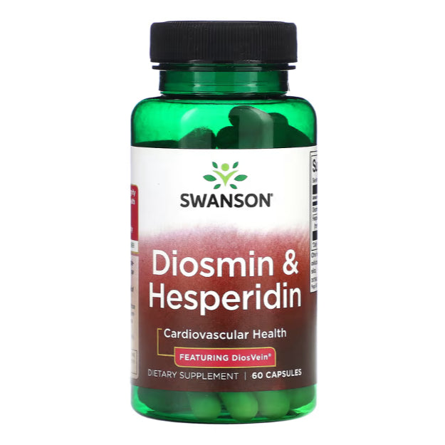 SwansonPh | Swanson, Diosmin & Hesperidin, 60 Capsules, Supports Cardiovascular & Blood Health,