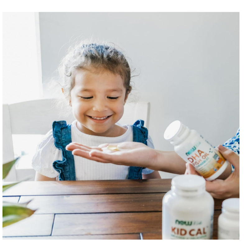 LowCostPH| NOW Supplements, DHA Kids 100 mg, Supports Brain Health*, Fruit Flavor, 60 Chewable Softg