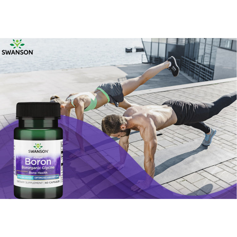 LowCostPH | Swanson, Albion, Boron, 6 mg, Triple Boron Complex, 3mg, Strong, Healthy Bones  Mineral