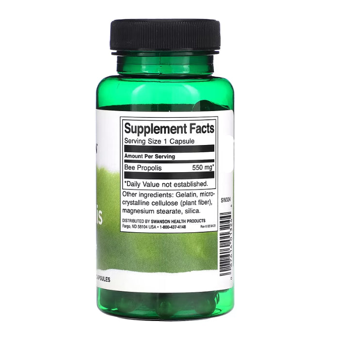 Swanson Ph | Swanson, Bee Propolis, Bee Pollen. Supports Immune Health and Energy, Capsules