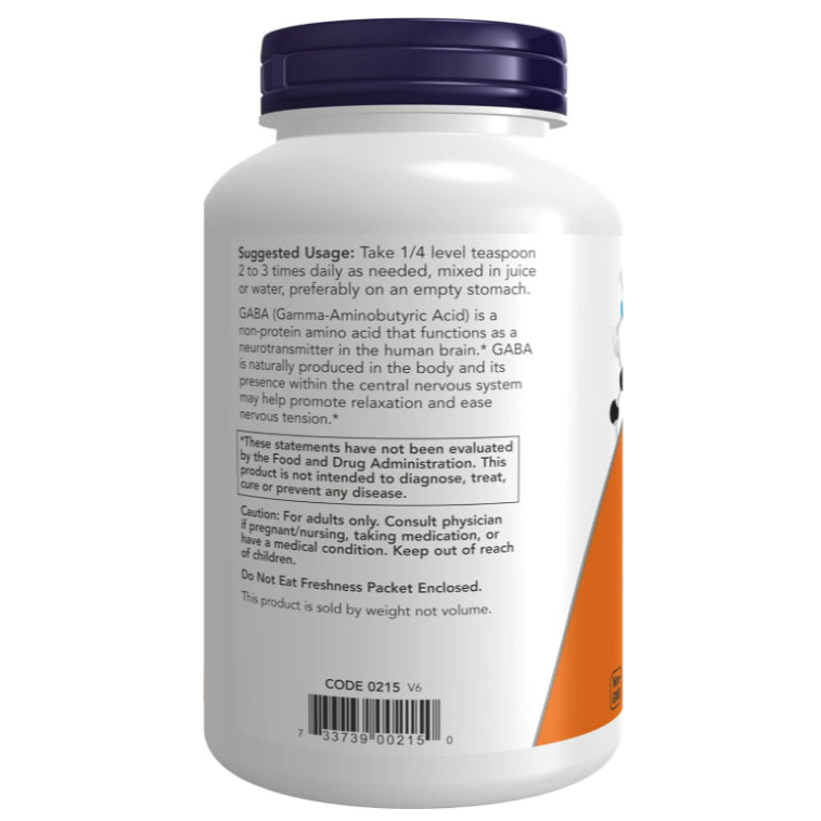 LowCOstPH| NOW Supplements, GABA (Gamma-Aminobutyric Acid) Powder, Neurotransmitter Support