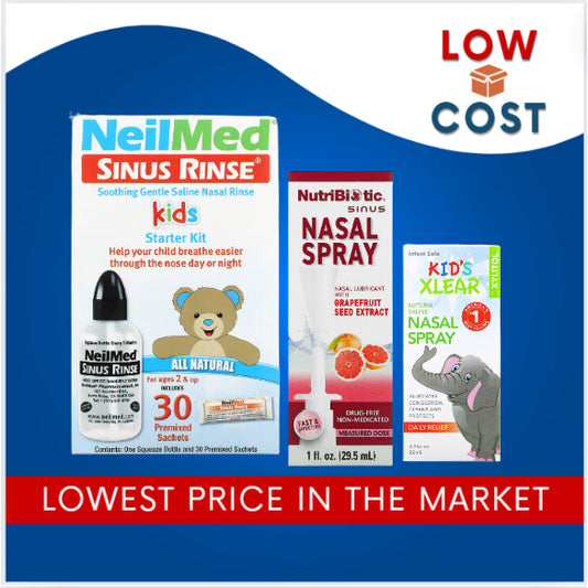 LowCostPH | Xlear Kid’s Nasal Spray with Xylitol All-Natural Saline Nasal Spray Nutribiotic